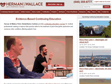 Tablet Screenshot of hermanwallace.com